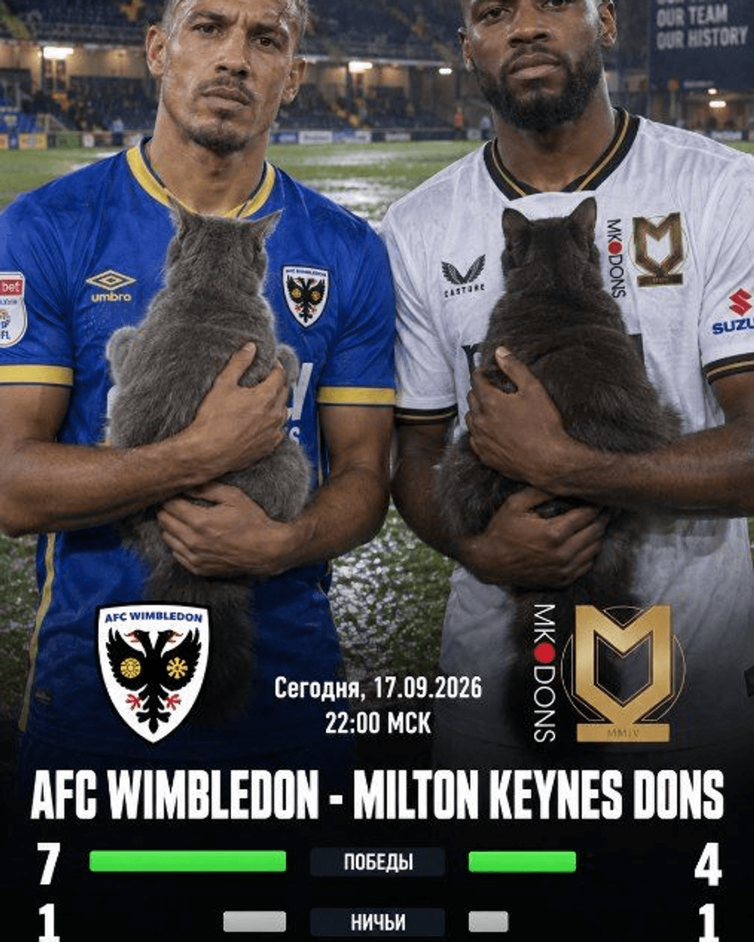 AFC Wimbledon — Milton Keynes Dons