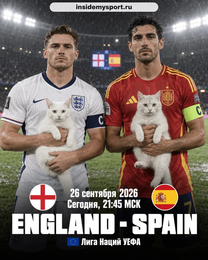 Прогноз Англия — Испания на 26 сентября 2026